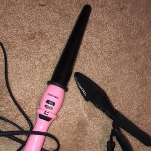 Plugged in curling wand